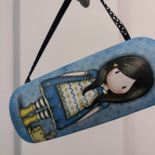 Glasses case like new, blue