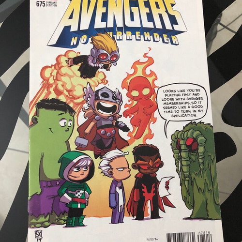 Avengers 675 Scottie Young Variant Cover new Marvel Comics 2018