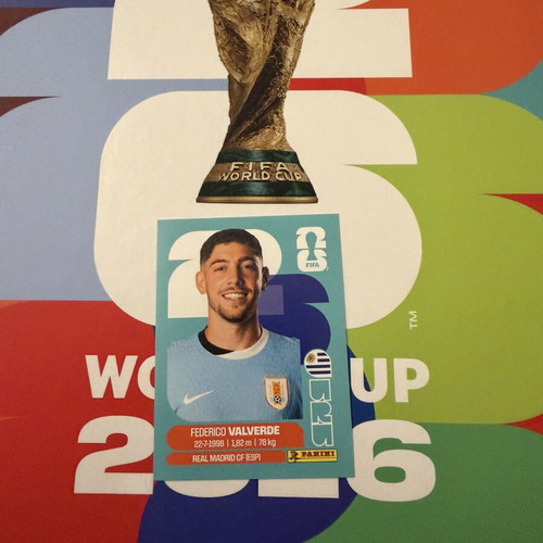 Panini World Cup 2026 Federico Valverde Uruguay Sticker new