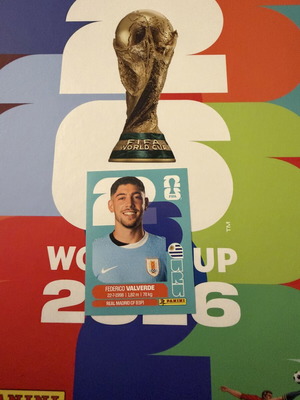 Panini World Cup 2026 Federico Valverde Uruguay Sticker new