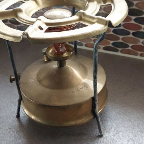 German brass gas stove Bat like new