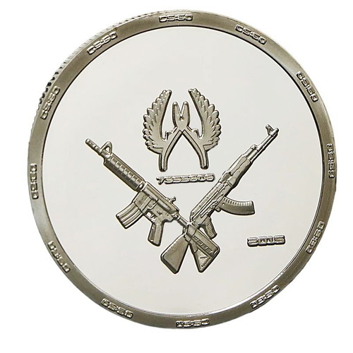 Counter-Strike Global Offensive Silver Coin new