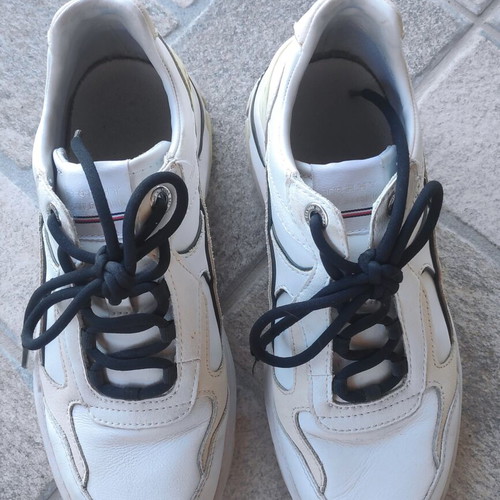Tommy Hilfiger Chunky Sneakers size 38 used, white