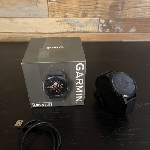 Garmin Fenix 5 Plus smartwatch like new with GPS and music