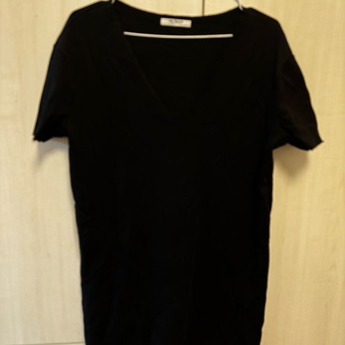 Short-sleeve mako dress like new, black, size S