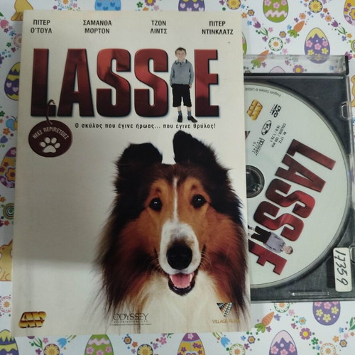 Lassie DVD used with Greek subtitles
