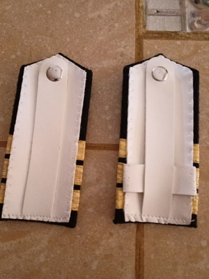 Navy Summer Epaulets like new