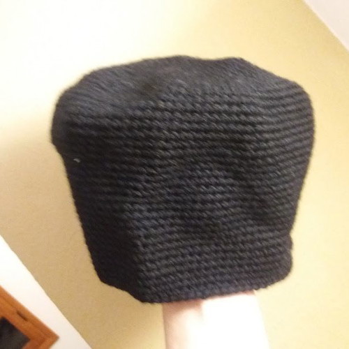 Monastic-style hats new, handmade, pack of 2, black