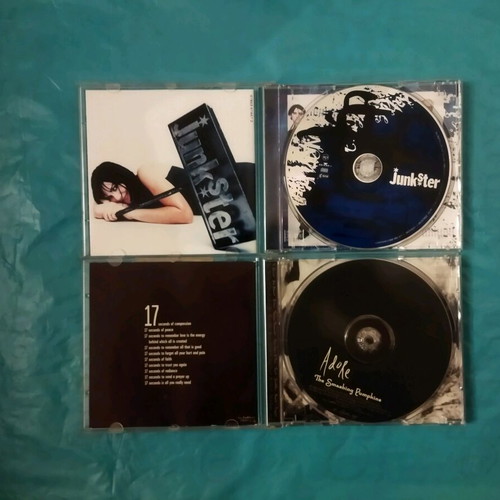 Junkster and The Smashing Pumpkins Adore CDs like new, rock