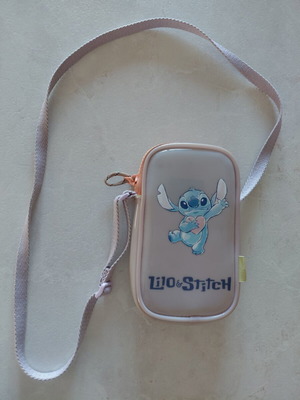 Lilo & Stitch crossbody bag used, purple, Zara