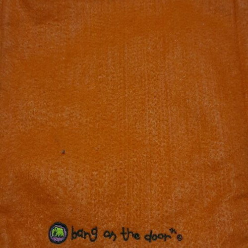 Boho shoulder bag like new, orange with elephant design