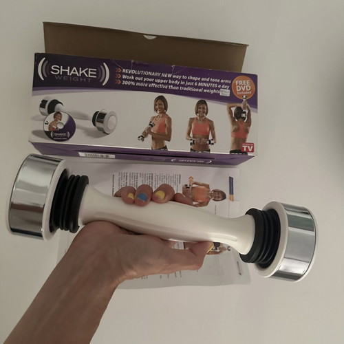 Shake Weight 2.5 lbs gym dumbbell like new with box