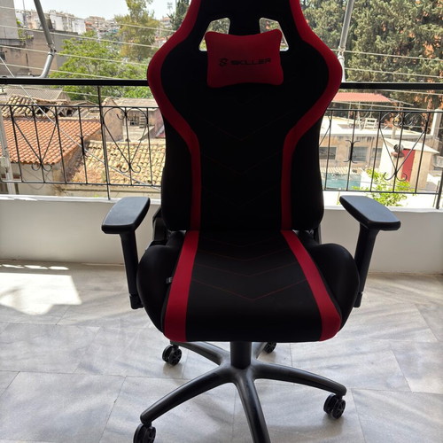 Sharkoon Skiller SGS2 gaming chair used, fabric, red