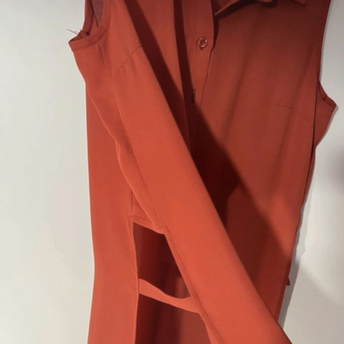 Long shirt by Ths Fashion like new, orange, size S
