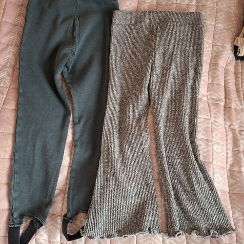 Children's gray leggings 3 years like new, set of 2