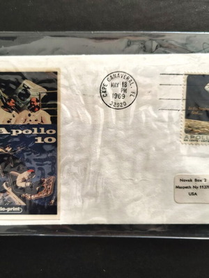Φάκελος Πρώτης Ημέρας κυκλοφορίας Apollo 10 1969 σαν καινούργιο