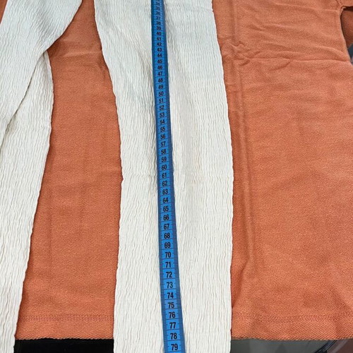 Women's set leggings and blouse size M like new, white and orange