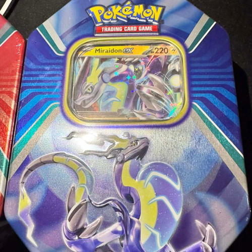 Koraidon and Miraidon ex Tins new, factory sealed