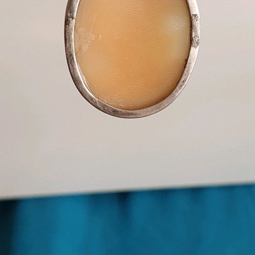 Cameo old silver pendant used (800, 925)