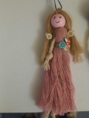Handmade Girl Keychain Small