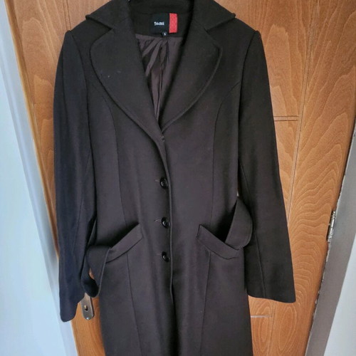 Toi Moi midi coat dark brown wool like new