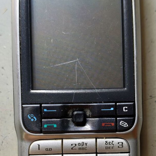 Nokia 3230 RM-51 mobile phone used, non-functional, with charger
