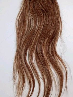 Toupee 100% natural hair new, suitable for coloring and styling