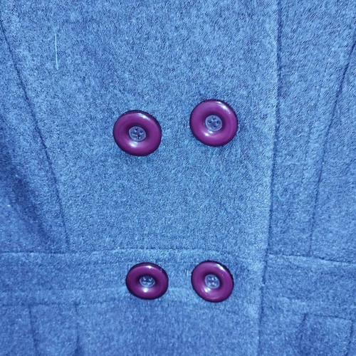 Rebecca Blu purple wool coat like new, size M/L