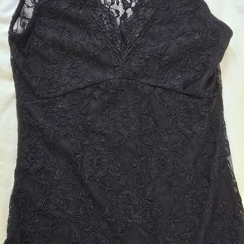 Stradivarius lace bodysuit, black, size S