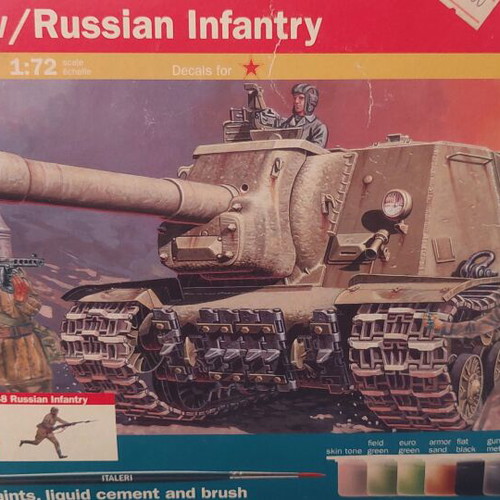 Static Assembly Tank Italeri New Model Set