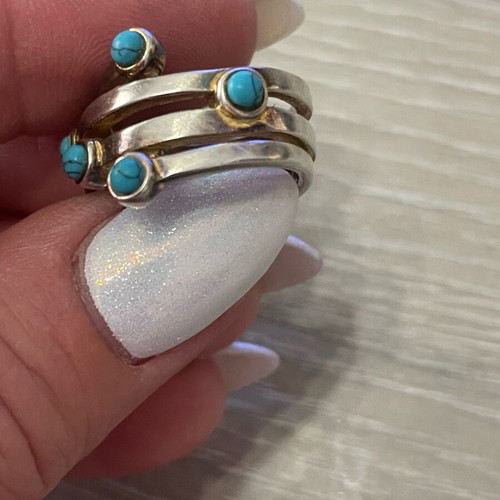 Silver 925 ring with turquoise used JOOLS