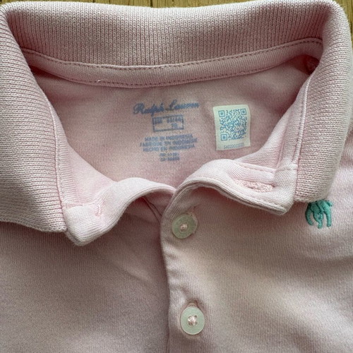 Ralph Lauren dress with ruffles like new, size 6 months