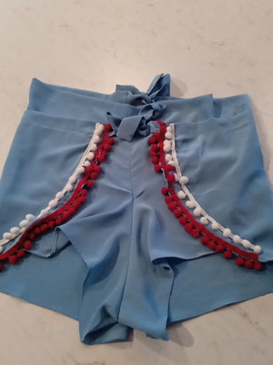 Athena P Gerard women's shorts like new, blue and red, size S/M