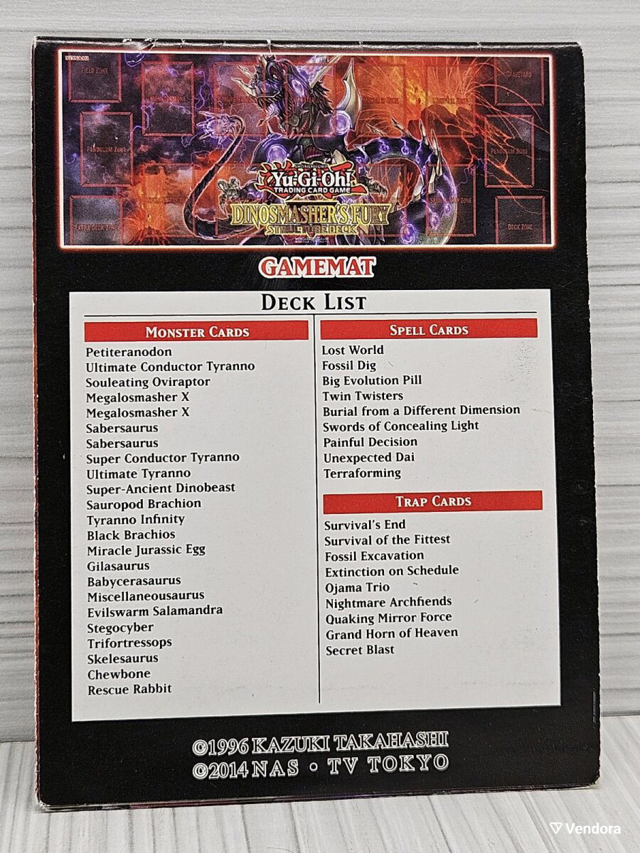 yugioh dinosmasher's fury structure deck list Konami Yu-Gi-Oh! 41 Card Deck Toys & Games Yu-Gi-Oh! Dinosmasher's Fury Structure -