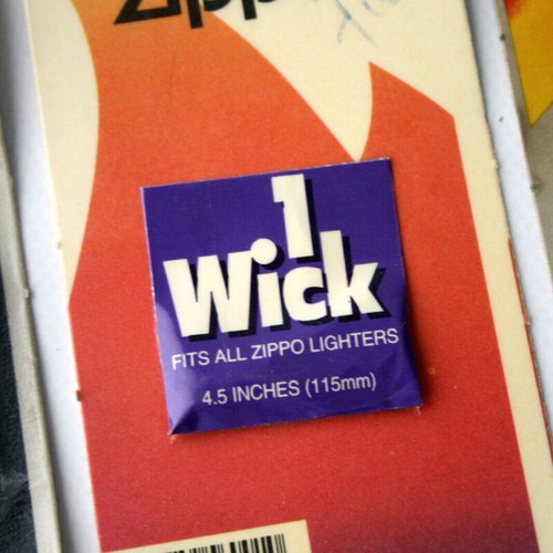 Zippo flint and wick replacement cards, old, set of 3