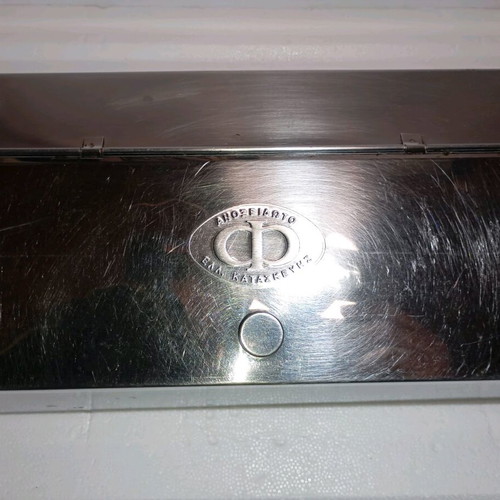 Stainless steel coffee box used