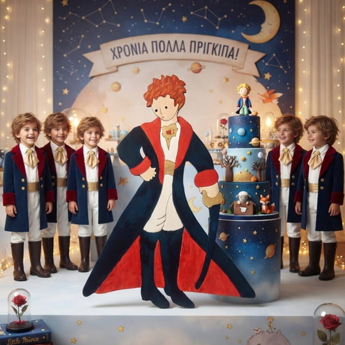 Handmade Little Prince foam board figure, 86cm, party decoration