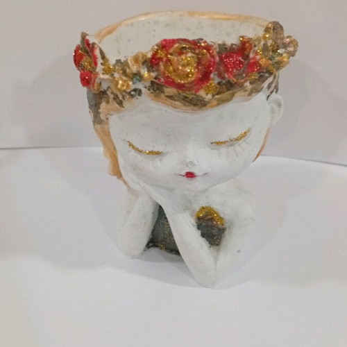 Artistic porcelain figurine small girl new