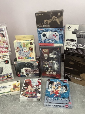 PlayStation 1 Retro Collection, Japanese authentic games and peripherals