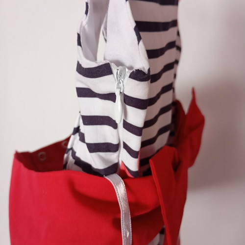 Miss Ebito floral striped dress 1Y like new