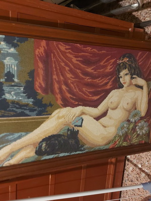 Embroidery textile art