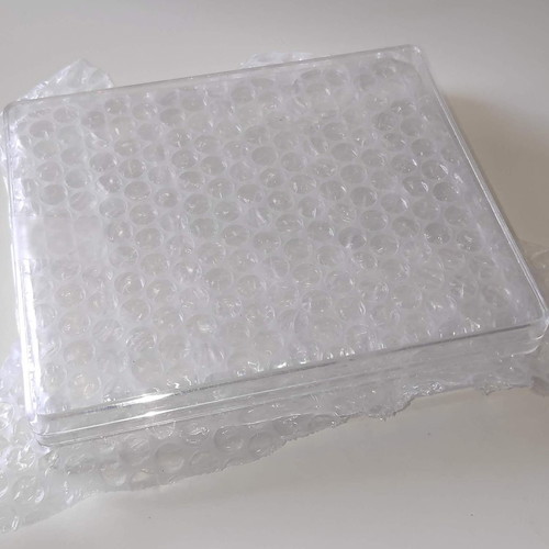Acrylic case with 30 empty jars new for rhinestones, glitter, earrings