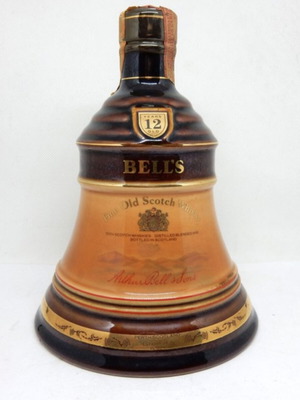 Bell's 12 Years Old κεραμική καμπάνα συλλεκτική, σαν καινούργιο, 75cl