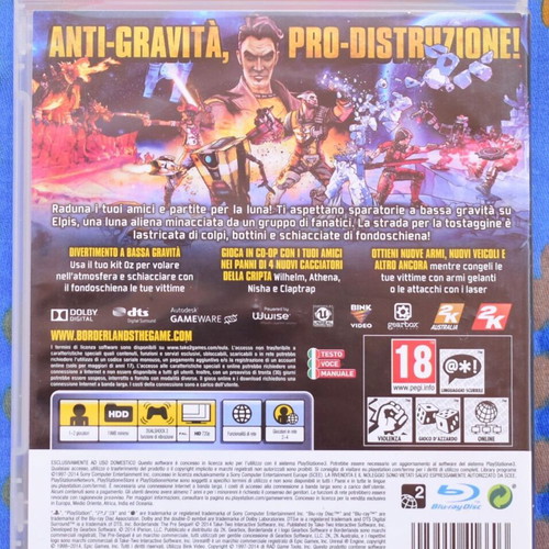 Borderlands: The Pre-Sequel! PS3 game like new