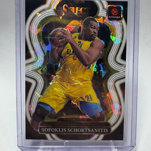 2025-26 Panini Select EuroLeague Sofoklis Schortsianitis #323 Cracked Ice 49/49 card new