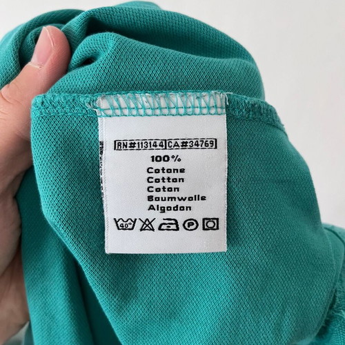 Robe di Kappa long sleeve polo shirt XL used, turquoise