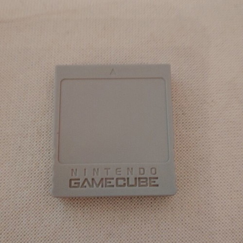 Nintendo GameCube Memory Card used, made in Japan