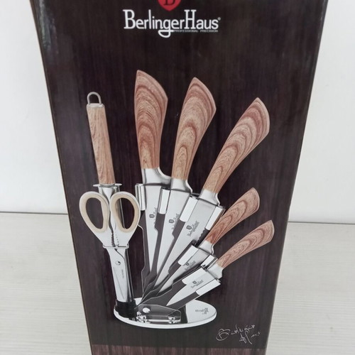 Berlinger Haus Kitchen Knife Set 8 pcs with Stand New