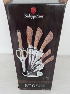 Berlinger Haus Kitchen Knife Set 8 pcs with Stand New