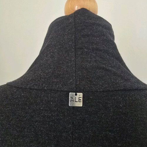 Jersey type blouse used one size gray A.L.E.
